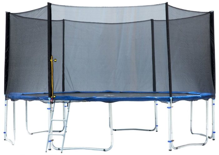 Exacme TUV Approved Trampoline with Safety Pad, Enclosure Net, Ladder