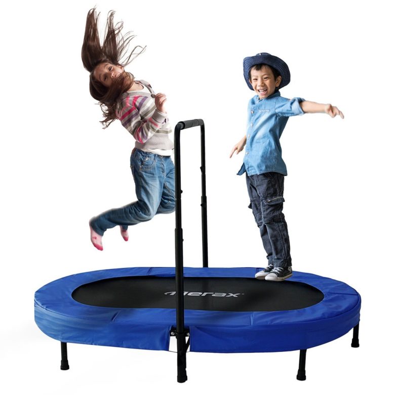 Merax Parent-Child Trampoline Twin Trampoline